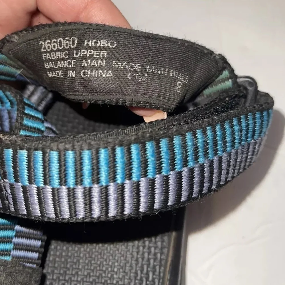 River Rapids Toga Loco Water Sandals Blue W/Adjustable Staps, Men’s SZ 8